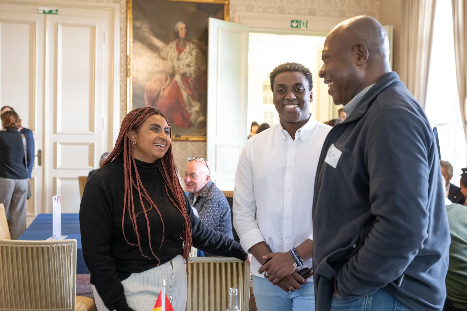 Networking at "Ask an Ambassador":