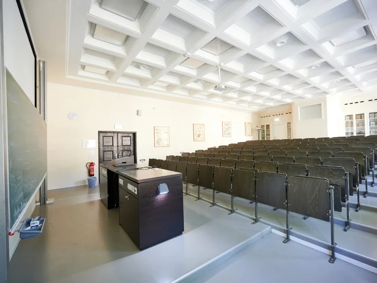 Empty lecture hall.