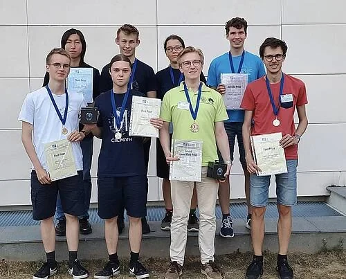 The German Team (back from left):