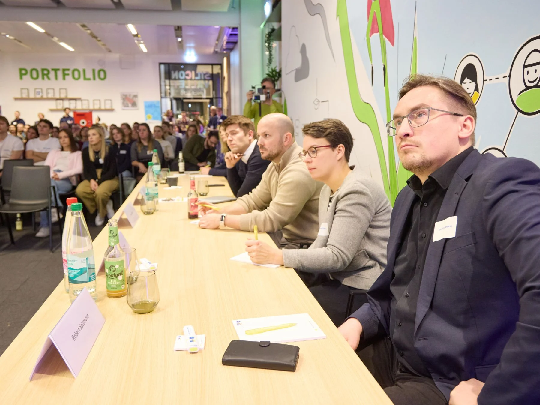 The jury at the final of the ideas competition