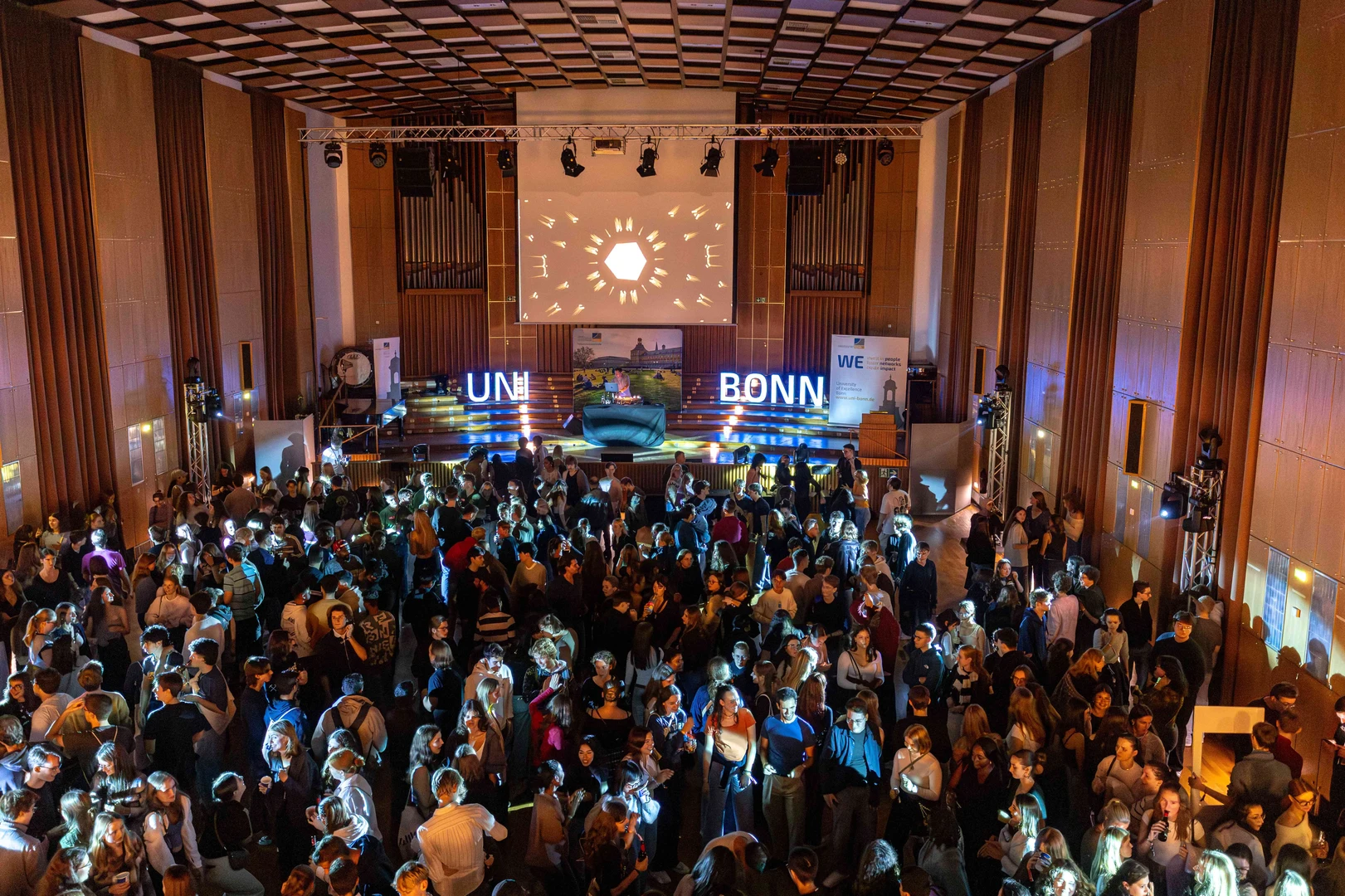 Legendary: the party in the main building.