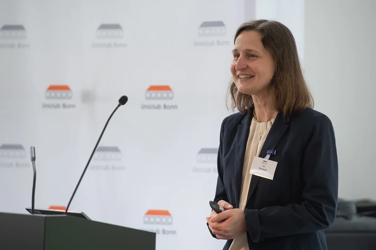 Hertz Professor Ina Danquah presented her research concept on the occasion of her inaugural lecture