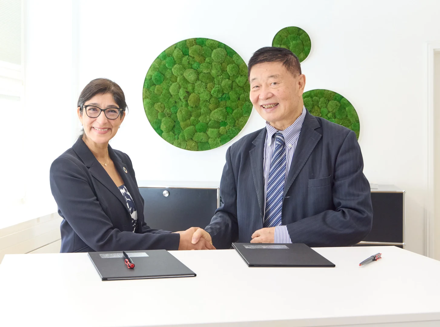 Here's to good cooperation: