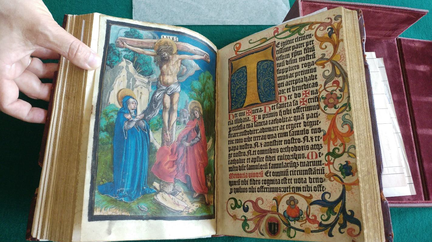 Medieval manuscript from the holdings of the Jagiellonian Library in Krakow