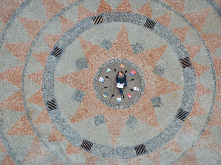 Kathrin Herrmann gives students tips on navigating their degree program.