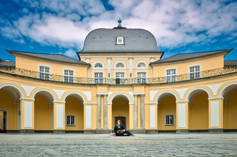 Kathrin Herrmann gives students tips on navigating their degree program.