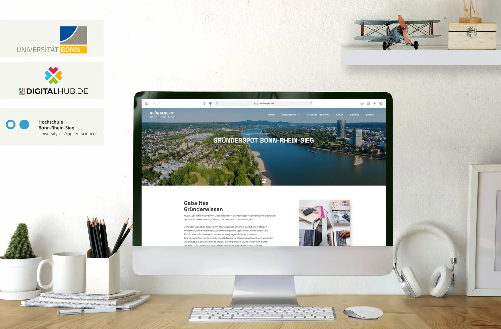 New internet platform gruenderspot.de