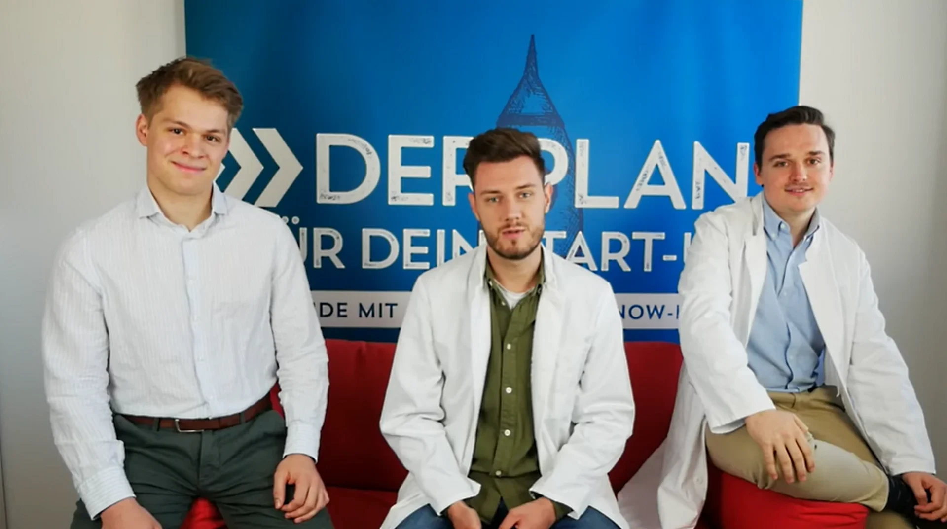 The founding team of RecaPen in their introduction video at the NUK business plan competition.