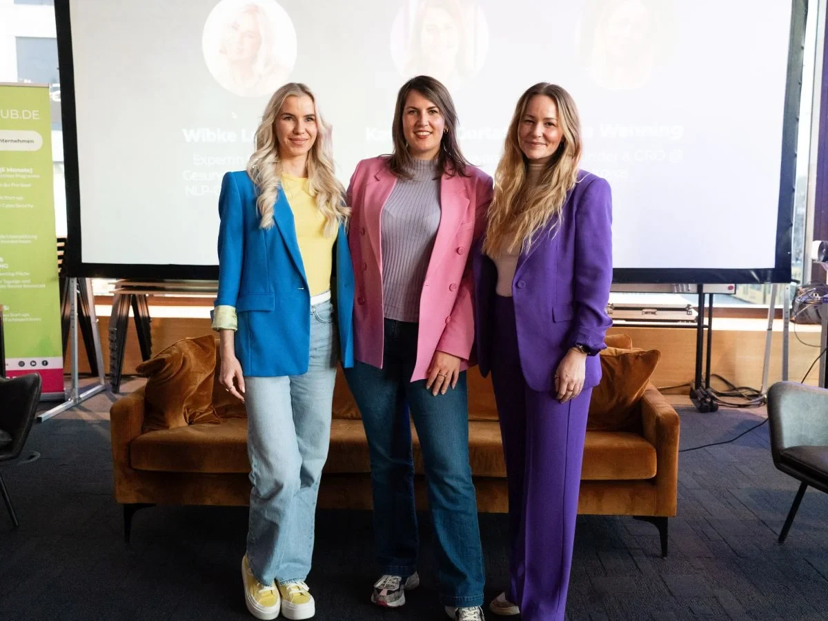 Female founders on the podium