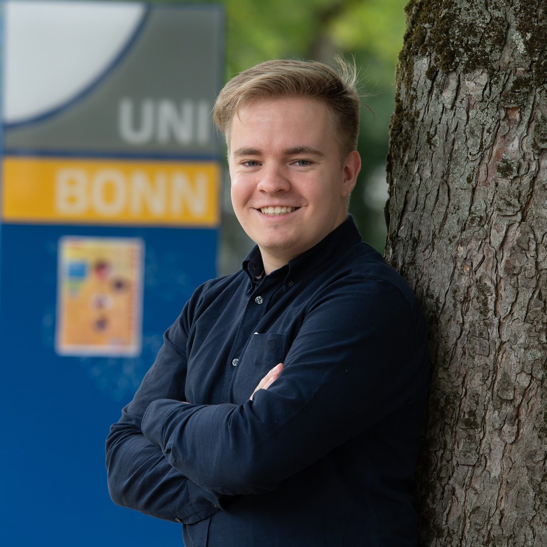 Philipp Speer (22) is studying in Bonn to become a state school teacher of history and philosophy.