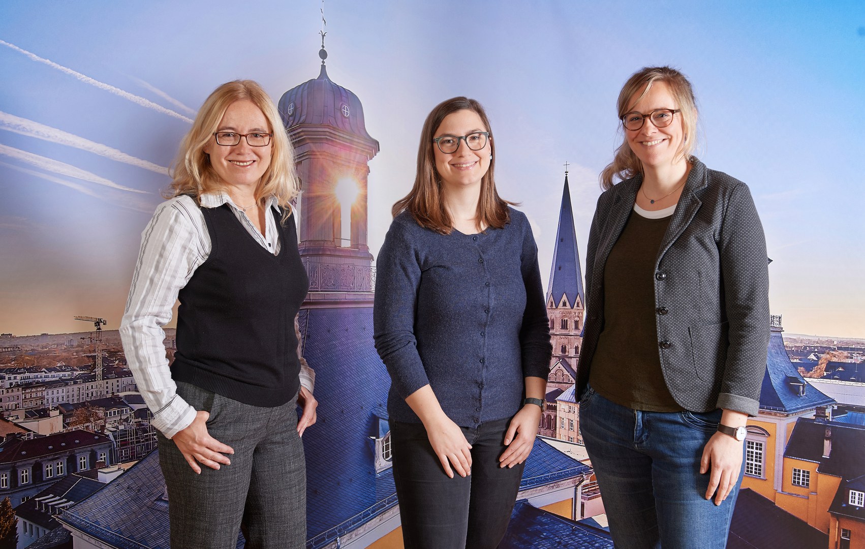 The psychologists from the Central Study Advisory and Counseling Service who have completed additional training in psychotherapy and who support students with anxiety: Claudia Kerp, Laura Neufeldt-Homolka, Anne Zilligen (PP)